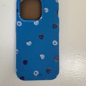 Blue Berry Pattern Protective Phone Case by Pela